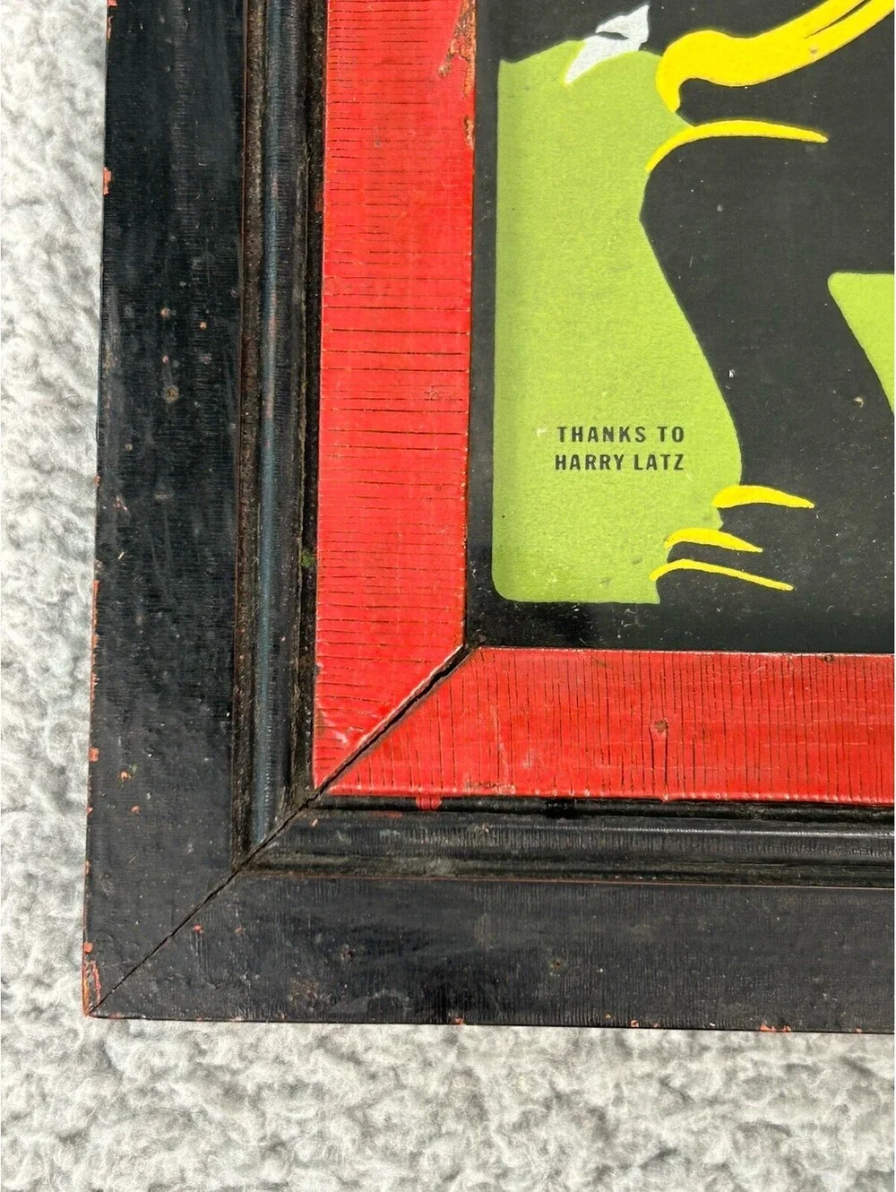 Vintage Silence Genius At Work Sign Framed Kalamazoo Vegetable Parchment 15
